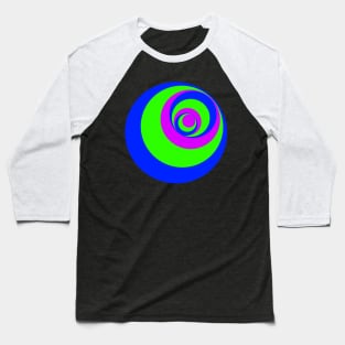 Retro Circles Baseball T-Shirt